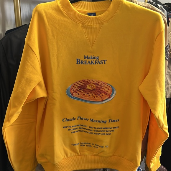 FLAN - waffles crewneck - Picture 2 of 5